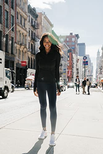 90 Degree By Reflex Ankle Length High Waist Power Flex Leggings - 7/8 Tummy Control Yoga Pants - Fiery Red - Medium #TOP4