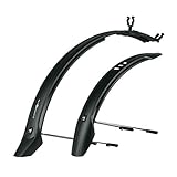 Premium Qualität SKS Unisex Velo 65 Mountain Schutzblech Set inkl. U-Stays, einfarbig, 73,7 cm