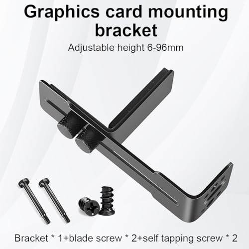 Image of ZORBES GPU Support Bracket, Graphics Card Holder with Adjustable Height 6-96mm, Anti-Sag Support Stand for PCIe Protection, Stable GPU Mount Compatible with Most ATX Cases & Graphics Cards