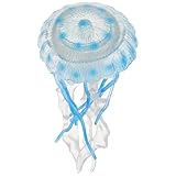 ORFOFE Modelo de Medusa Azul Simulado para Pecera Figura Educativa de Animales Marinos para Juguete de Aprendizaje Temprano y Decoración Submarina 1 Pieza Segura y Duradera