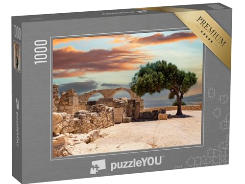 puzzleYOU: Puzzle 1000 Teile „Ruinen Einer antiken Stadt auf Zypern“ – aus der Puzzle-Kollektion Mittelmeer