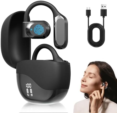 Translation Earbuds, Ai Language Translator Earbuds Real-Time,3-in-1 Language Translation Earbuds,Translator Earphone with 144 Languages for Travel Business Learning (Black)