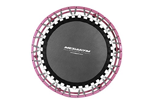 Mini Jump Trampolim Profissional 36 Molas Rosa C\ Preto