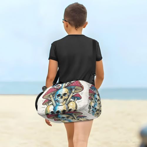Bolsa de deporte multifuncional goth con compartimento para zapatos de niños 7