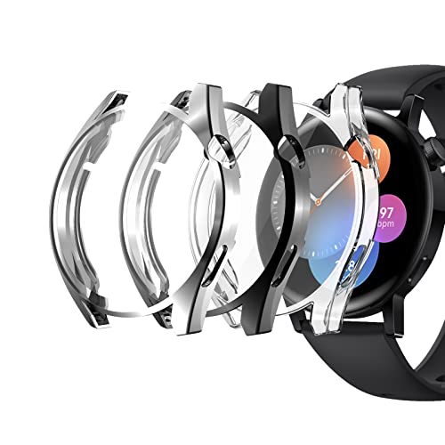 Appositamente progettato: cover protettiva perfettamente progettata per Huawei Watch GT3 42mm. Protetto dalla tecnologia a cuscino d'aria, il coperchio della cover protegge l'orologio da urti, graffi, ecc.