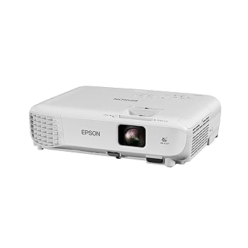 Epson EB-W06 3LCD, HD ready, 3700 Lumens Home Cinema Projector, White