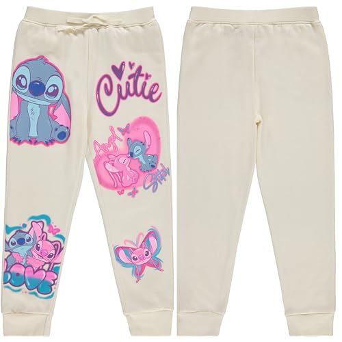 Image of Disney Stitch Girls Jogger Sweatpants, Little & Big Girls Sizes 4-16