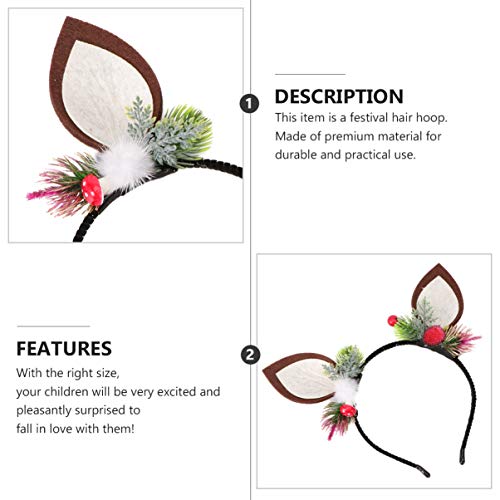 Amosfun Acessório de cabeça para Halloween, Halloween, fantasia de Halloween, argola de cabelo para