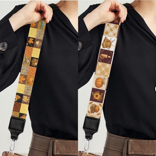 Image of Jeiento Replacement Shoulder Strap,2 Piece Set Guitar Style Handbag Crossbody Strap Adjustable Guitar Straps for Women Girls