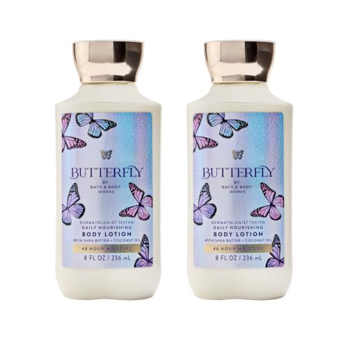 Bath & Body Works Body Lotion, Butterfly Scent, 8 fl oz, 2 Pack - image 1