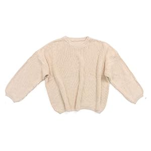 Afunbaby Baby Girl Boy Knit Sweater Blouse Pullover Sweatshirt Warm Crewneck Long Sleeve Tops for Infant Toddler