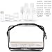 Juvale Travel Bottle Kit Set for Toiletries and Makeup with Travel Bag (Clear, 16 Pack)