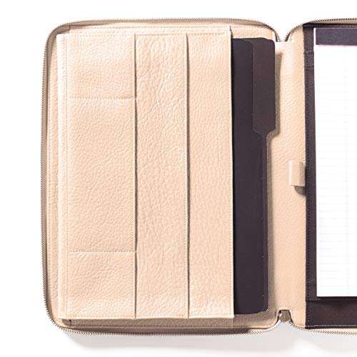 Leatherology Rose Executive Zippered Portfolio With Interior Tablet Pocket #TOP6