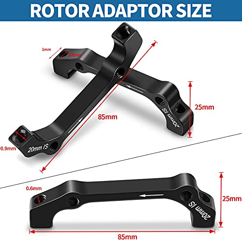 image for Hestya 2 Pieces 160 mm Bike Bicycle Disc Brake Rotor with 12 Steel Bol