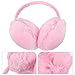 MAGICLULU Plush Ear Muffs Women’s Ear Warmers Pink Faux Fur Outdoor Earmuffs Winter Fashionable for Cold Weather