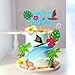 JeVenis Hawaii Cake Topper Birthday Decor Hawaii Ocean Cupcake Topper for Birthday Baby Shower Party Supplies