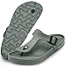 Produktbild Aqua Speed MONACO Zehentrenner Herren | Sommer-Pantoletten | Grau 08 | Gr. 43 | Stabile EVA-Sohle, bequemes Fußbett, ideal für Spa, Umkleide & Urlaub