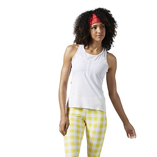 Débardeur de fitness Reebok blanc taille M pour le sport en salle