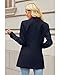 luvamia 2024 Blazers for Women Business Casual Long Blazer Jackets Dressy Work Professional Office Outfits Lapel Pockets Womens Jackets for Women Fashion Dressy Navy Blue Size Large Size 12 Size 14