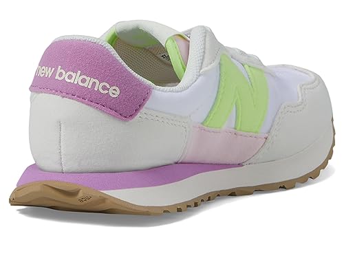 Image of New Balance Kids 237 Bungee Sneaker, REFLECTION /CAPRICORN /MINT FLASH, 12.5 M Little Kid (4-8 Years)