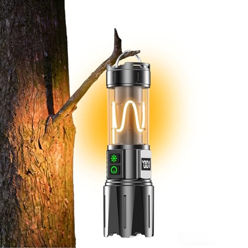 Relybo Lampe Torche Led Ultra Puissante, Torche Led Puissante Rechargeable 1000000 Lumen, Lampe...