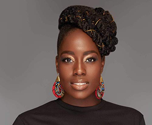 Red Ankara Hoop Earring | African Print Earrings | Mini Double Loop Earring | Ketepa Print Earring | African Print Jewelry Red, Yellow, Black | Afrocentric | Cloth & Cord #TOP1