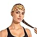 Boys Girls Sports Sweat Band, Multipurpose Long Head Ribbon for Sports Workout Spa, Fashion Pepperoni Pizza Art Headdress Hand Decor
