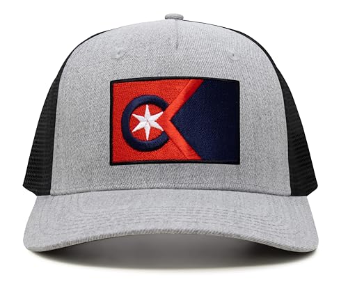 Image of International Tie City Hat for Men and Women, Adjustable Snapback Trucker Baseball Cap with Embroidered Patch