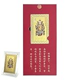 Tarjeta de bendición de Año Nuevo chino | Recuerdo de la fortuna de cobre | Tarjeta de bendición del año del caballo | para bolsa de éxito de armonía de la suerte, viajes, vacaciones, hogar