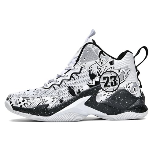 Image of Men's Basketball Shoes Fashion Printed Sneakers