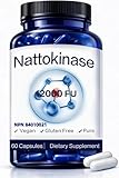 Nattokinase Supplement, 400 mg - 12000 FU, Helps Support Cardiovascular Health 60 Count