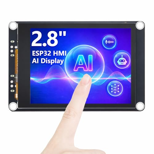 Image of ELECROW ESP32 Display 320x240, 2.8 inch HMI Advanced ESP32-S3 IPS Touch Display, Support AI Speech Interaction, 32-Bit LX7 Dual-Core Processor, Up to 240MHz, Compatible with Arduino, ESP-IDF and LVGL