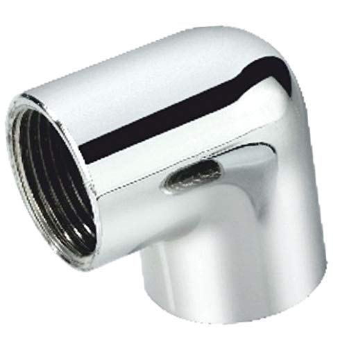 KI 1/2-Inch Brass Chrome Plated 90 Degree Elbow with Internal Thread