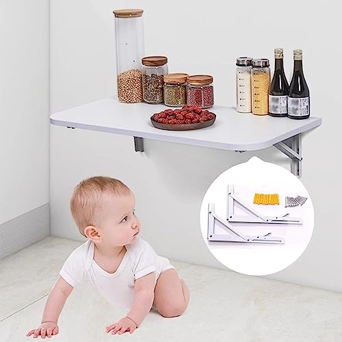 Table à abattant pour petit espace WBWAPA avec support mural robuste