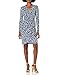 Lark & Ro Women's Long-Sleeve Wrap Dress, Mini Floral, Large