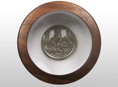 64mm Dome Magnifier - Walnut Base in Luxury Gift Box