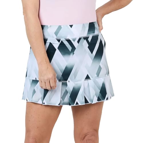 SOFIBELLA UV Colors 14 Inch Womens Tennis Skirt - Raute/S