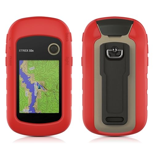 CHULN Funda Compatible con Garmin eTrex 10 20 20X 22X 30 30X 32X 201X 209X 309X, Accesorio de Soft Silicona de Repuesto Funda Protectora para GPS.