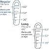 Big Agnes Anthracite - Backpacking Sleeping Bag, 3 Season, Lightweight, Compact, Slate, 30 Degree (Left-Zip), Long