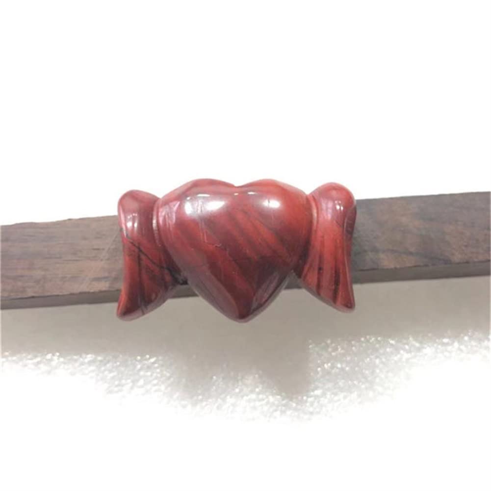 Coeur avec ailes quartz naturel opale 45mm idée cadeau idéal