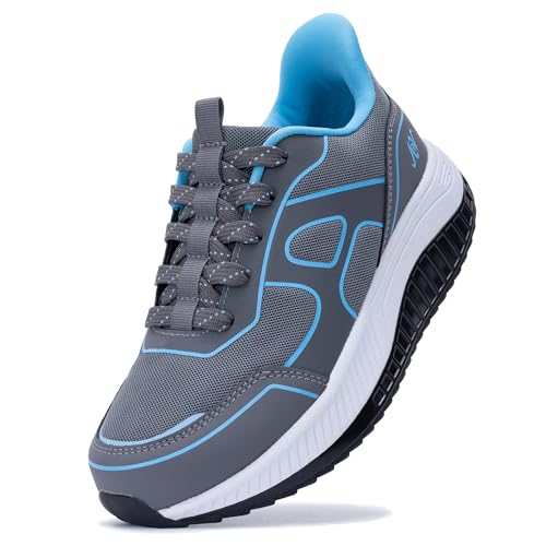 Image of QAUPPE Womens Walking Shoes with Arch Support Wide Orthotic Athletic Sneakers Plantar Fasciitis Tennis for Heel and Foot Pain Relief