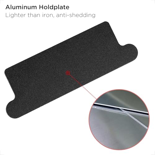 evermotor Odblask motocyklowy 2 sztuki z aluminiową płytą, 100 mm tylna tablica rejestracyjna, naklejki odblaskowe na motocykl, odblask kocie oko, samoprzylepne