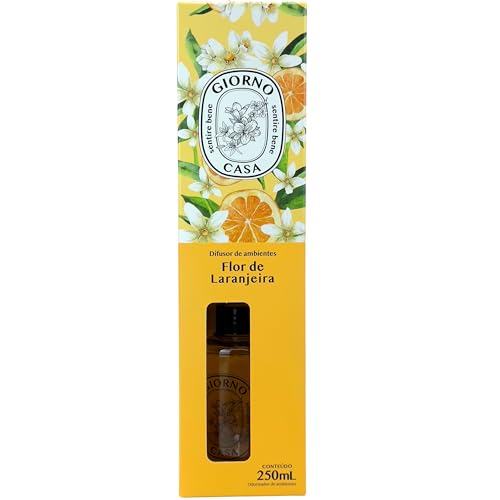 Difusor de Fragrância Para Casa Perfumada e Aromatizada, Flor de Laranjeira, Giorno Casa, 250 ml, La