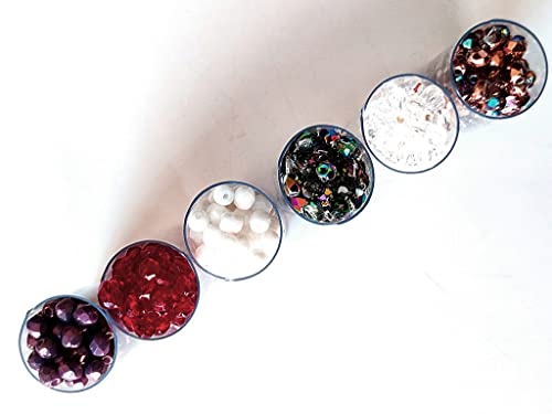 Czech Faceted Glass Beads, Fire-Polished, Round 3Mm. Six Colors. Total 600 Pcs. Set 3Sfp 616 (3Fp002 3Fp003 3Fp009 3Fp012 3Fp036 3Fp050) #TOP7