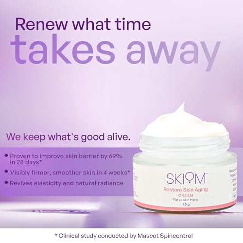 Image of Anti Aging Face Cream 30g | Wrinkle Reduction, Firming & Skin Tightening | Clinically Proven Barrier Repair +69% in 28 Days | Peptides + Antioxidants + Tri-Biotic Microbiome | Reduces Fine Lines, Boosts Collagen, Deep Hydration | For All Skin Types