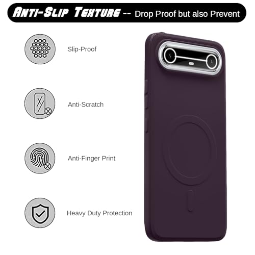 Image of Back Cover for Tecno Pova Slim 5G | MagFit Ring Design (Non-Magnetic) | Shockproof Protection | Anti-Slip Grip | Raised Camera Edges | Slim Protective Case for Tecno Pova Slim 5G (Purple)