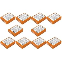 10-Packs BA223000 Battery 2000mAh Replacement Battery for HBC Radiomatic Micron 6 Radiomatic Micron 4 Radiomatic Linus 4 BA223030 FUB6 3.6V