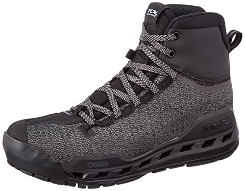 TCX Men's Biker Motorcycle Boot, Black Gray, 5.5 -  7156GNEGR-38