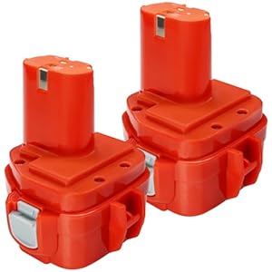 eohjar 2 pièces pour makita 12v 3.6ah ni mh batterie de rechange pour makita 12v pa12 1220 1222 1233 1234 1235 1235f batterie d'outils