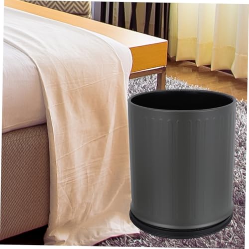 Caneca de basura metálica rectangular para baño 10 L miniatura 5